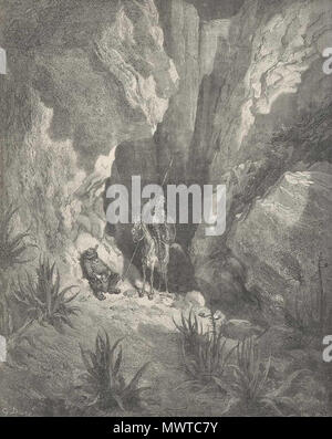 . Englisch: Die Göttliche Komödie Illustrationen von Gustave Dore. 24. Februar 2016. Giulio Campagnola, Gustave Dore 595 Die Göttliche Komödie I Stockfoto