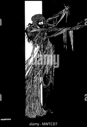 . Français: IIlustration pour la Chute de la maison Usher. 5. September 2012, 12:52:17. Harry Clarke (1889-1931) 595 Der Fall des Hauses Usher Stockfoto