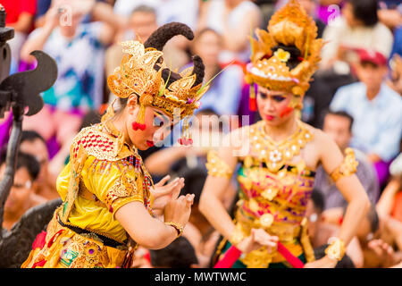 Kecak Dace in East Wat Tempel, Bali, Indonesien, Südostasien, Asien Stockfoto