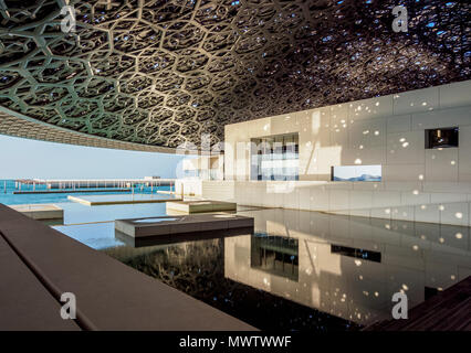 Louvre Museum, Interieur, Abu Dhabi, Vereinigte Arabische Emirate, Naher Osten Stockfoto