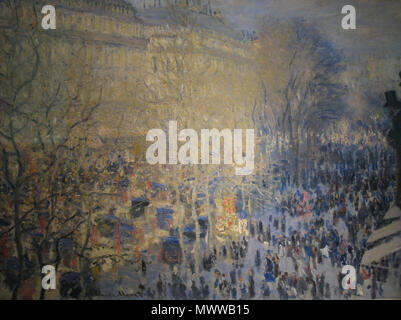 . Artist Creator: Klausel Monet Titel Englisch: Le Boulevard des Capucines עברית: שדרות ינים הקפוצ', קלוד מונה Datum 1873 Medium Deutsch: Öl auf Leinwand עברית: שמן על בד Aktuelle Lage Englisch: Puschkin-Museum der bildenden Künste עברית: מוזיאון פושקין לאמנות English: Puschkin-Museum der bildenden Künste Englisch: Mosco עברית: מוסקווה English: Moskau Quelle/Fotograf eigene Arbeit. 7. Oktober 2009. deror avi 95 Boulevard des Capucines IMG 6898 Stockfoto