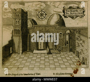 . Englisch: George Sandys. Relation einer Reise begonnen Ein: Dom: 1610. Foure Bookes. Mit der Beschreibung des türkischen Reiches, der Aegypt, des Heiligen Landes, London, W. Barrett, 1615. 1615. George Sandys (1577 - 1644) Beschreibung Englisch Travel Writer, kolonisator und Dichter englischer Reisender, Kolonist und Dichter Geburtsdatum/Tod 2 März 1577 März 1644 Ort der Geburt / Todes Bishopthorpe Palace Boxley Authority control: Q 5544276 VIAF: 76334788 ISNI: 0000 0000 8156 0309 50016635 LCCN: n NLA: 35474878 GND: 118794418 WorldCat 601 Der Tempel des Grabes - Sandys George - 1615 Stockfoto