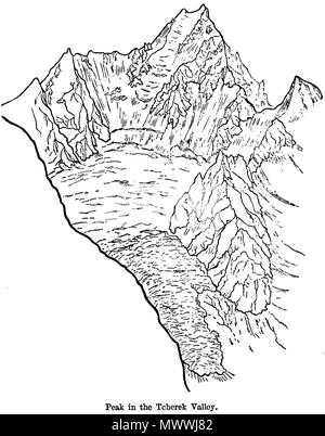 . Englisch: Reisen im zentralen Kaukasus und Basan: einschließlich Besuch in Ararat und Tabreez und Anstiege von Kazbek und Elbruz. 1869. Douglas William Freshfield (1845-1934) 614 Reisen im zentralen Kaukasus und Bash S.411 Stockfoto