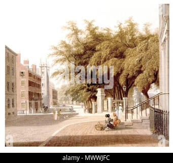 . Kunstwerke von Philip Harry der Tremont Street, Boston, Ca. 1843. ca. 1843. Philip Harry 615 TremontSt ca 1843 byPhilipHarry Boston SimonsUPNE Stockfoto