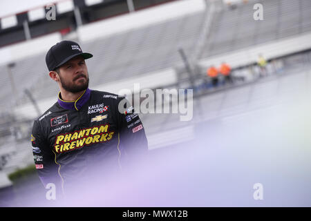 Pennsylvania, USA. 2. Juni 2018. Ryan Truex (11) bereitet sich auf die Pocono Grün 250 bei Pocono Raceway in langen Teich, Pennsylvania zu qualifizieren. Credit: Justin R. Noe Asp Inc/ASP/ZUMA Draht/Alamy leben Nachrichten Stockfoto