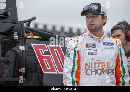 Pennsylvania, USA. 2. Juni 2018. Chase Briscoe (60) bereitet sich auf die Pocono Grün 250 bei Pocono Raceway in langen Teich, Pennsylvania zu qualifizieren. Credit: Justin R. Noe Asp Inc/ASP/ZUMA Draht/Alamy leben Nachrichten Stockfoto