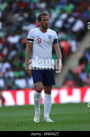 London, Großbritannien. 2. Juni 2018. London, Großbritannien. 2. Mai 2018. Harry Kane (E) an der England v Nigeria freundliches internationales übereinstimmen, im Wembley Stadium, am 2. Juni 2018. ** Dieses Bild ist für die redaktionelle Nutzung nur ** Quelle: Paul Marriott/Alamy Live News Credit: Paul Marriott/Alamy Live News Credit: Paul Marriott/Alamy leben Nachrichten Stockfoto