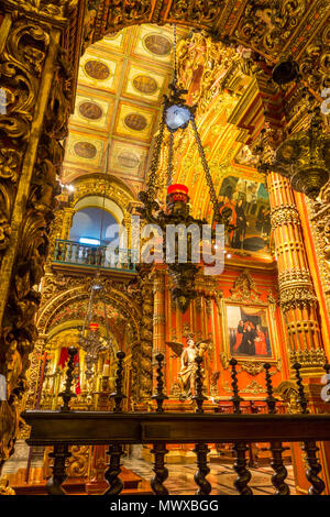 Innenraum der Kirche im Kloster Sao Bento, Rio de Janeiro, Brasilien, Südamerika Stockfoto