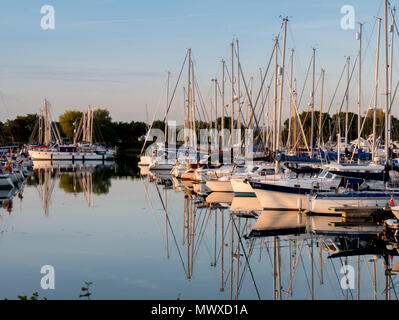 Chichester Harbour Marina, Chichester, West Sussex, England, Vereinigtes Königreich, Europa Stockfoto