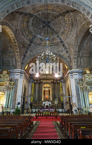 Interieur von San Augustin Kirche, im Jahr 1571 gegründet durch die Augustiner Mönche, Manila, Philippinen, Südostasien, Asien Stockfoto