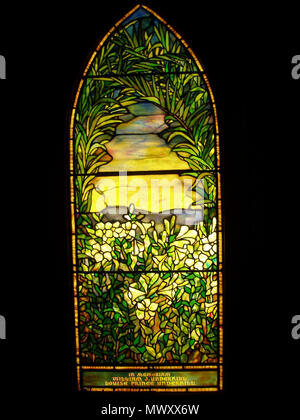 . Underhill Denkmal - Tiffany Glas & Dekoration Firma, C. 1880. Mai 2006. Daderot. 621 Underhill Denkmal - Tiffany Glas & Amp; Verzieren Firma, C. 1880 Stockfoto