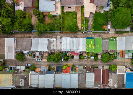 Drone Schuß über Bangkok, Thailand Stockfoto