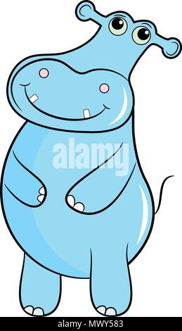 Behemoth cartoon Vector Illustration Stock Vektor