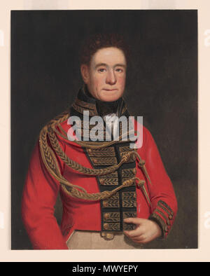 . Englisch: Portrait von Major General Lachlan Macquarie durch die Australische Künstler Arthur Levett Jackson (1834-1888). Im Jahre 1874 gemalt. 29 Dezember 2010, 06:30:13. Arthur Levett Jackson (1834-1888) 497 Portrait von Lachlan Macquarie 1874 Stockfoto