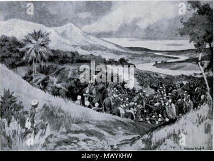 . Genaue Erscheinungsdatum unbekannt.. Unbekannt 560 Singhales Fahrt in den Süden Indiens Stockfoto