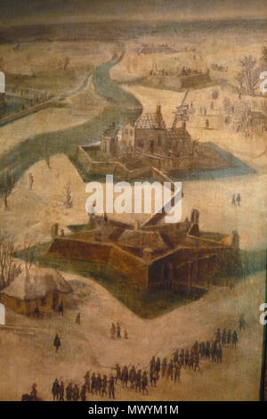 557 Belagerung von Jülich 1622 von Peter Snayers-Detail 08. Stockfoto