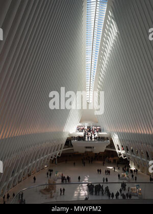 Die Oculus VR Gebäude Halle Innenraum Stockfoto