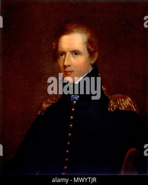 . Englisch: Ölgemälde von Major John biddle von Thomas Sully (1783 - 1872). 1818 389 Major John biddle Stockfoto