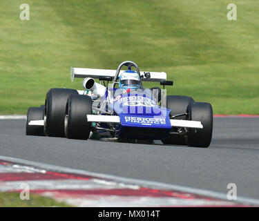 Paul Bason, März 712, historischen Formel 2 Meister Historisches Festival, Brands Hatch, Mai 2018. Brands Hatch, Oldtimer, Klassiker, klassisch Racin Stockfoto