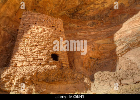 Turm Ruinen, uralten Pueblo, bis zu 1000 Jahre alt, Klamm Ridge, Utah, Vereinigte Staaten von Amerika, Nordamerika Stockfoto