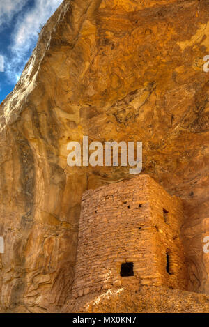 Turm Ruinen, uralten Pueblo, bis zu 1000 Jahre alt, Klamm Ridge, Utah, Vereinigte Staaten von Amerika, Nordamerika Stockfoto