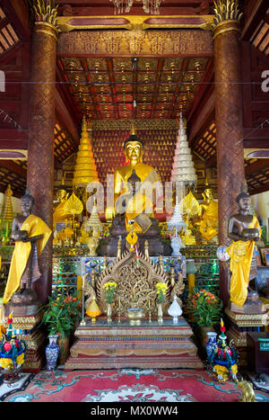 Altar Wat Ket Karem Tempel Chiang Mai Nordthailand Stockfoto