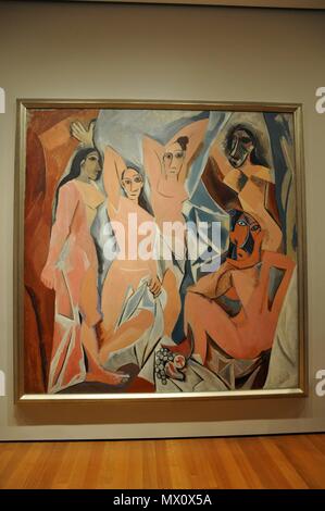 Les Demoiselles d'Avignon, Pablo Picassso, MoMA, New York, United States Stockfoto