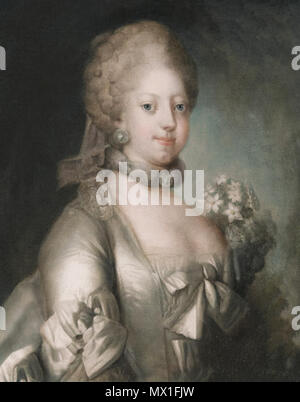 . Dansk: Dronning Caroline Mathilde. 1907. Saddhiyama 172 Dronning Caroline Mathilde 2 Stockfoto