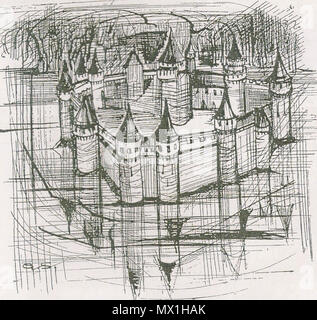 131 Château de Messei Stockfoto