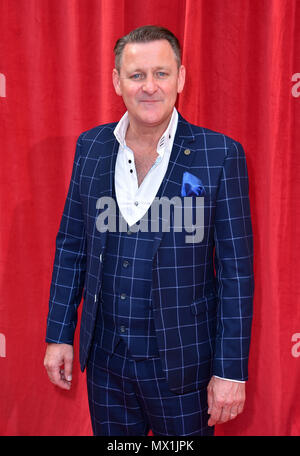 Chris Walker an der British Soap Awards 2018 an der Hackney Empire, London statt. Stockfoto