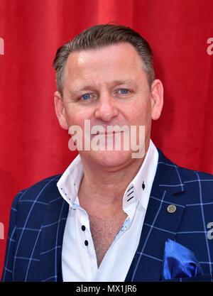 Chris Walker an der British Soap Awards 2018 an der Hackney Empire, London statt. Stockfoto