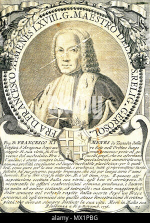 . Français: Grand maître de l'Ordre. 26 Mai 2016, 15:37:42. Julia Toffolo 216 Franceso Ximenes Stockfoto