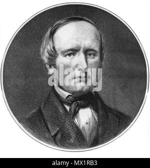 . Johan August Wahlberg (1810-1856). 1876. Xylographie von unbekannter Künstler 318 Johan August Wahlberg 1876 Stockfoto