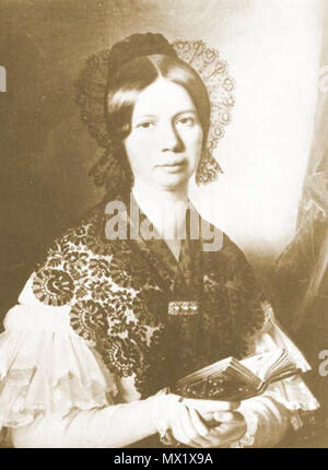 . Englisch: Prinzessin Maria Dorothea von Württemberg 1797-1855, 3. Frau von Erzherzog Joseph Anton Johann von Österreich, Palatin von Ungarn English: Herzogin Maria Dorothea von Württemberg 1797-1855, 3. Frau von Erzherzog Joseph Anton Johann von Österreich, Palatin von Ungarn Magyar: Mária Dorottya württembergi hercegnő 1797-1855, Habsburg - Toscanai József ANtal János főherceg, József nádor 3. felesége. Malerei um 1840 gemacht.. Ein unbekannter Maler 397 Maria Dorottya Württemberg 01. Stockfoto