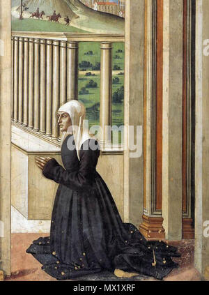 . Englisch: Francesca Pitti. zwischen 1485 und 1490. Domenico Ghirlandaio 167 Domenico Ghirlandaio - Francesca Pitti WGA Stockfoto