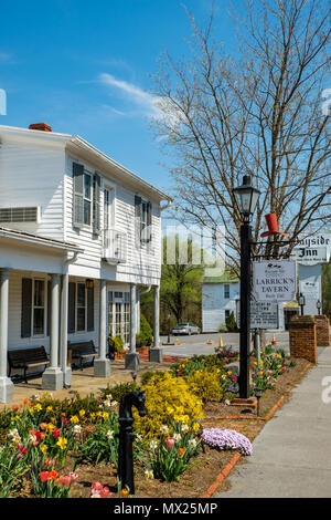 Larricks Taverne, Wayside Inn 7783 Main Street, Middletown, Virginia Stockfoto