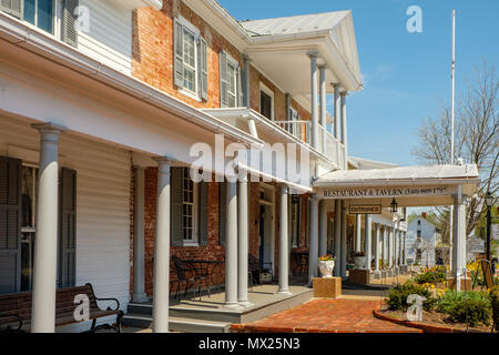 Larricks Taverne, Wayside Inn 7783 Main Street, Middletown, Virginia Stockfoto