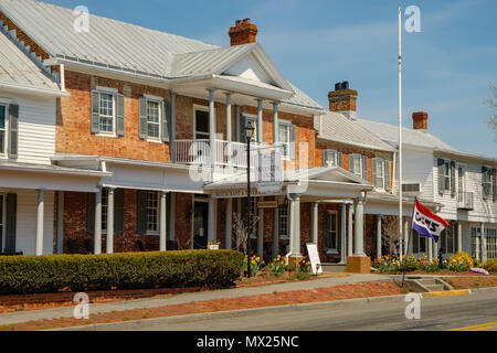 Larricks Taverne, Wayside Inn 7783 Main Street, Middletown, Virginia Stockfoto