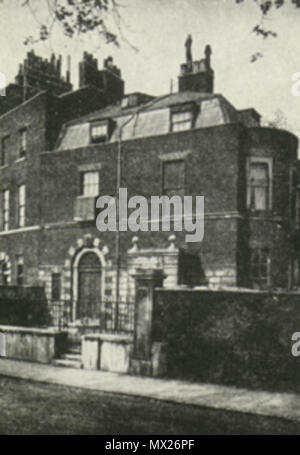 . Français: Résidence de la famille Dickens à Londres Englisch: Charles Dickens und Catherine's Residence in London. 23. Dezember 2011. Unbekannt 3 1 Devonshire Terrace, Dickens's Residence Stockfoto