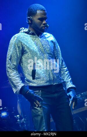 Liverpool, Großbritannien, Justin Bieber- führt an der Liverpool Echo Arena für Radio City Live credit Ian Fairbrother/Alamy Stockfotos Stockfoto