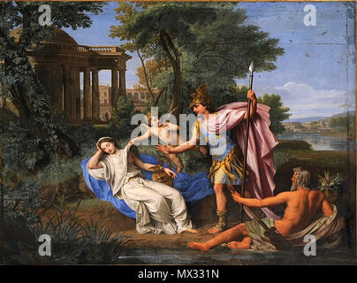 . Englisch: Mars und Rhea Silvia von Nicolas Colombel, 1694. 31 Dezember 2013, 02:29:35 401 Mars und Rhea Silvia von Nicolas Colombel, 1694. Stockfoto