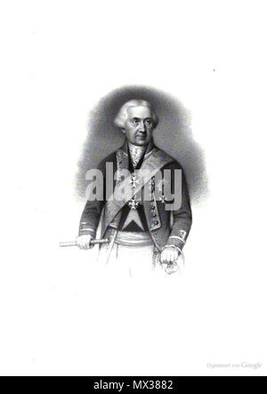 . English: Alexander Friedrich von Knobelsdorff (* 13. Mai 1723 in Cunow bei Crossen; † 10. Dezember 1799 in Stendal) war ein preußischer Generalfeldmarschall. Datum unbekannt. Unbekannt 35 Alexander Friedrich von knobelsdorff Stockfoto