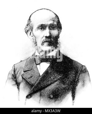 . Englisch: Alphonse Milne-Edwards (Paris, 13. Oktober 1835 - Paris, 21. April 1900). Datum unbekannt. Unbekannt 40 Alphonse Milne-Edwards Stockfoto