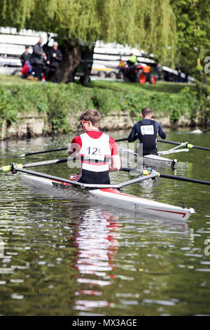 Eine der (25) Bilder in diesem Satz die Shrewsbury Regatta 2018, ein Ereignis findet jährlich auf dem Fluss Severn in Shrewsbury, Shropshire, England. Stockfoto