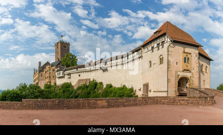 Die Wartburg in der Nähe der Stadt Eisenach, im Bundesland Thüringen, Deutschland Stockfoto