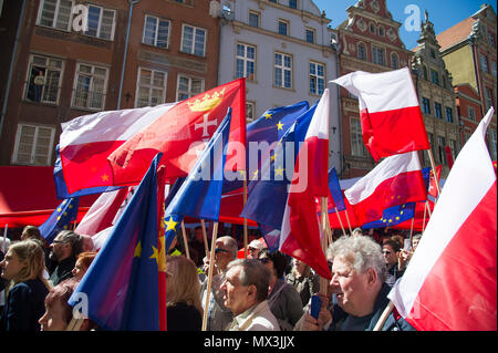 Anti ONR Protest in Danzig, Polen. 21. April 2018 © wojciech Strozyk/Alamy Stock Foto Stockfoto