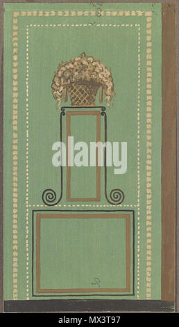 . Englisch: Drei Art Nouveau Decoration Designs.  1900 27 Adolf Falkenstein 18483 Stockfoto