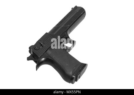 Desert Eagle Pistole Pistole auf weißem Hintergrund Stockfoto