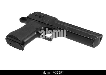 Desert Eagle Pistole Pistole auf weißem Hintergrund Stockfoto