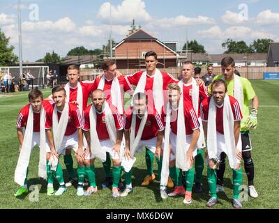 Bracknell, Großbritannien. 3. Juni 2018: Bracknell, UK-Karpatalya v Tibet in der CONIFA Welt Fußball-Cup 2018 in Bracknell Town FC. Karpatalya gewann 5-1. Credit: Andrew Spiers/Alamy leben Nachrichten Stockfoto